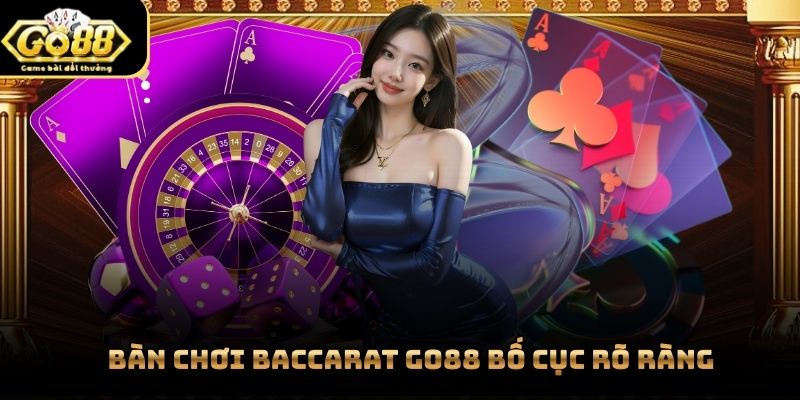Nhiều bàn Baccarat Go88 với nhịp chơi khác nhau