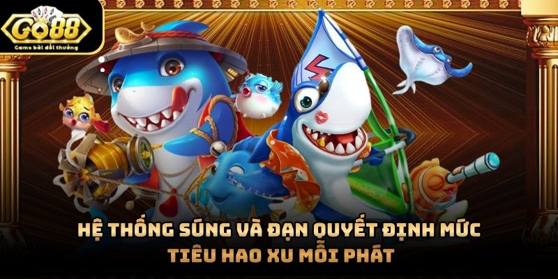 Cá xuất hiện theo từng đợt với đường bơi được lập trình sẵn tại bắn cá ăn xu