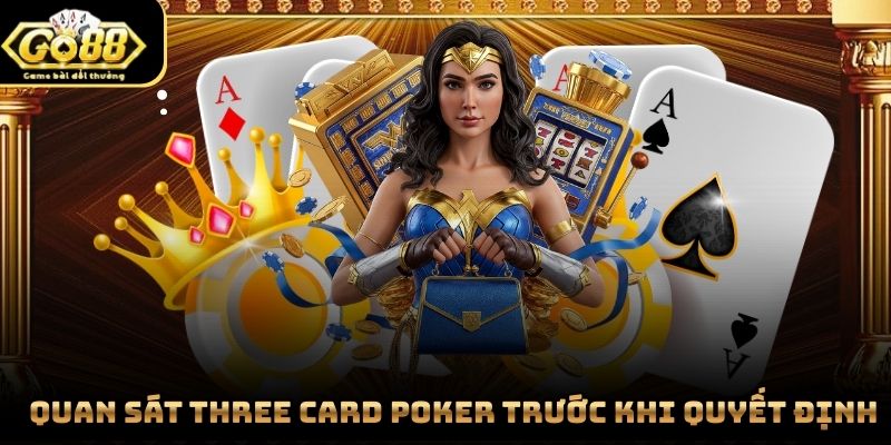 Nhiều bàn three card Poker khác nhau